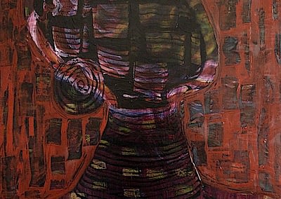 Masai Women oil and acrylic on canvas 91x61cm